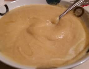 Soupe de céleri rave, carottes et pommes de terre