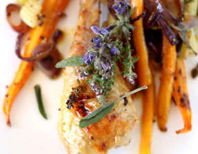 Cuisses de poulet fermier au four