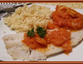 Filets de Colin à la sauce tomate