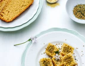 Pain de maïs végétalien