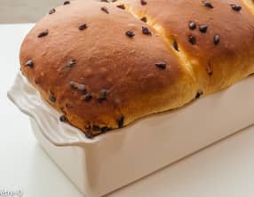 Brioche légère aux pépites de chocolat