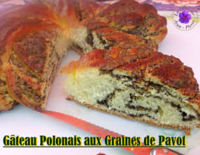 Gâteau Polonais aux Graines de Pavot