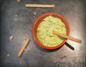 Crême à l'avocat au Piment d'Espelette et Gingembre
