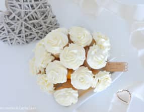 Bouquet de financiers à la rhubarbe et au citron