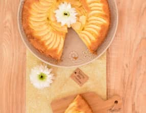 Gâteau aux pommes et à la frangipane