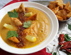 Velouté de lentilles corail