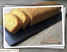 Financier géant à l'orange