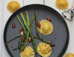 Raviolis citron et chèvre