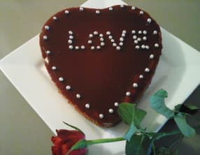 Cheesecake de Saint Valentin