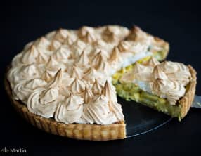Tarte à la rhubarbe alsacienne