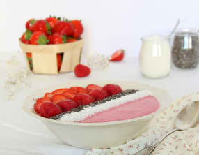 Smoothie bowl fraise - framboise
