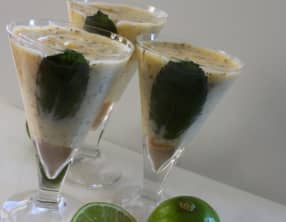 Mousse au citron parfum mojito