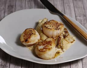 Noix de st-Jacques aux endives