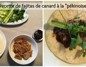 Fajitas de canard à la pékinoise