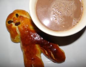 Manalas de St Nicolas et son chocolat chaud à la cannelle