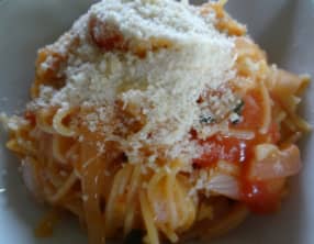 One pot pasta tomate et piment d’Espelette