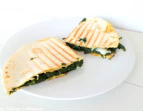 Quesilladas épinards et mozzarella