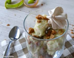 Sorbet rhubarbe minute sans sorbetière