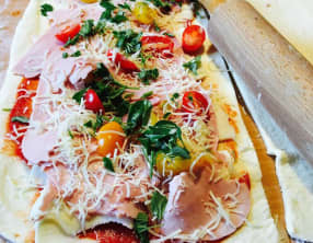 Pizzas roulées spéciales