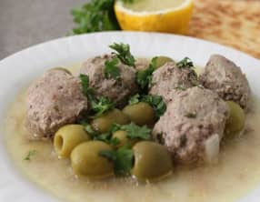 Dolma boulettes de viande et olives