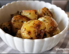 Pommes de terre nouvelles bouillies puis sautées, moelleux et croustillant assurés