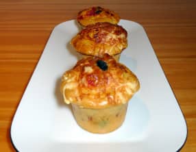 Muffins façon pizza