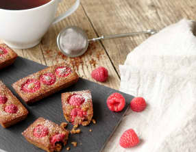 Financiers framboises et rooibos