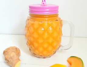Smoothie melon, mangue et gingembre