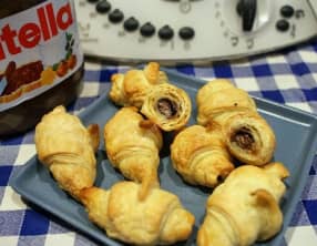 Mini croissant au nutella au thermomix facile et rapide