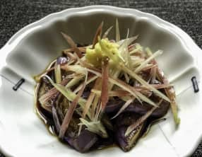 Salade d’aubergines japonaise