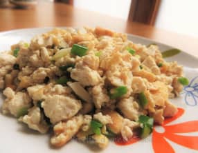 Tofu sauté aux ciboules