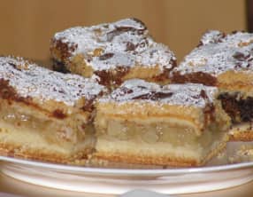 Sablés aux pommes, tarte aux pommes polonaise