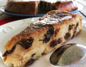 Le pudding de Martinique aux pruneaux et au rhum