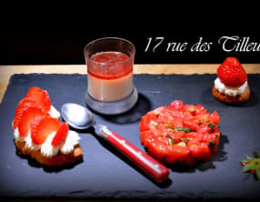 Déclinaison autour de la fraise