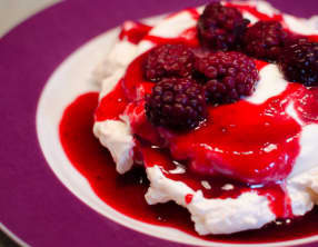Pavlova aux mûres