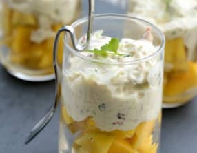 Délice de crabe à la mangue