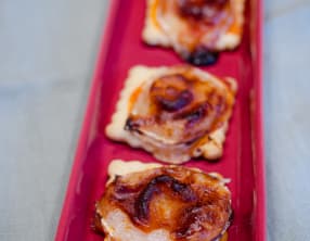 Carré au chèvre, au miel et au paprika