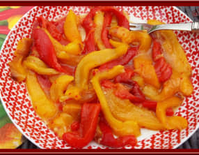 Poivrons marinés