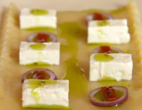 Salade de Pâtes en damier