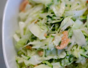Salade de chou et de courgette