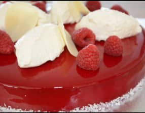 Tarte amandes framboises d'après Nicolas Bernardé
