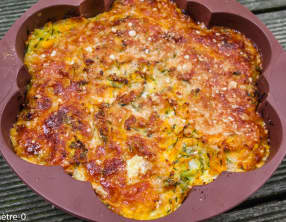 Clafoutis de courgettes et carottes