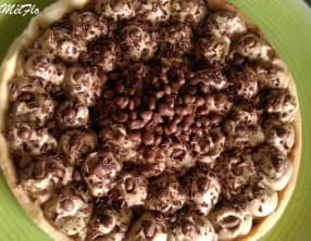 Tarte mousse chicorée aux brisures de Daim