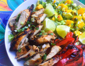 Salade de Poulet au Citron Vert et Coriandre