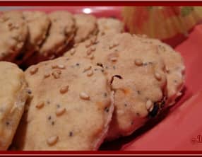Crackers aux graines de Sésame et tomates séchées