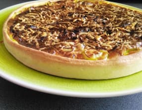 Quiche poireau curry