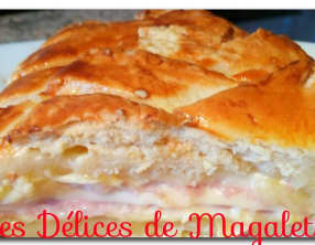 Feuilleté au Jambon et au Fromage