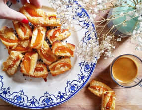 Financiers aux abricots et amandes, végan