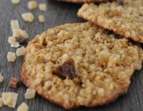 Cookies aux flocons d'avoine et pépites exotiques