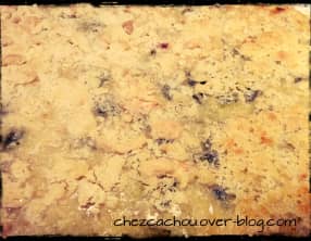 Crumble courgettes chèvre et miel